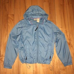 L.L. Bean Light-Blue Rain Coat